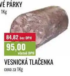 Ratio VESNICKÁ TLAČENKA cena za nabídka