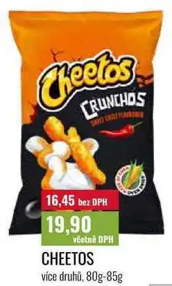 Ratio CHEETOS 80g-85g nabídka