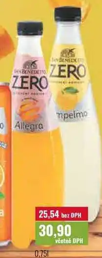Ratio SAN BENEDETTO ZERO nabídka