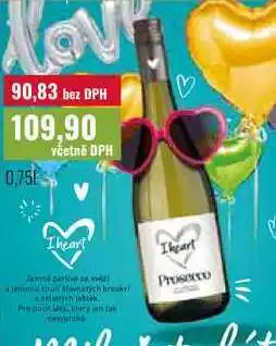 Ratio I heart Prosecco nabídka