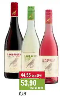 Ratio LAMBRUSCO nabídka