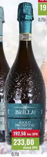 Ratio BRILLA SOLO PROSECCO nabídka
