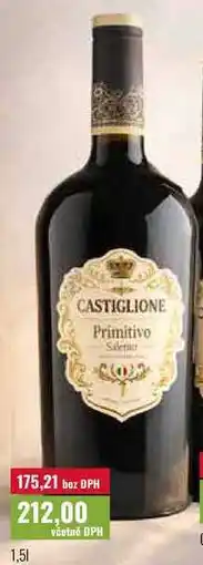 Ratio CASTIGLIONE Primitivo nabídka