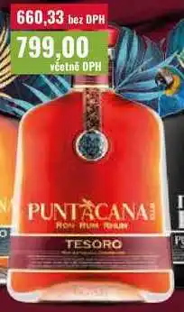 Ratio RON PUNTACANA RUM TESORO nabídka