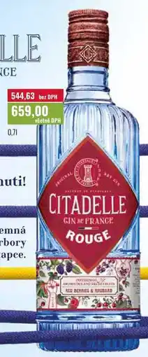 Ratio CITADELLE GIN nabídka