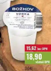 Ratio BOŽKOV VODKA nabídka