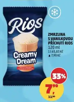 Penny Market Zmrzlina s vanilkovou příchutí rios nabídka