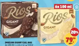 Penny Market Zmrzlina gigant clas. rios nabídka