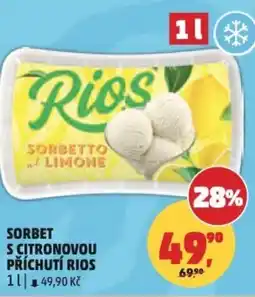 Penny Market Sorbet s citronovou příchutí rios nabídka