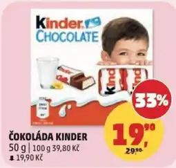 Penny Market Čokoláda kinder nabídka