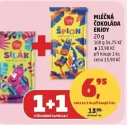 Penny Market Mléčná čokoláda Enjoy nabídka