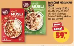 Penny Market Zapečené müsli crip crop nabídka