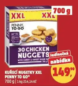 Penny Market Kuřecínugetky xxl penny to go nabídka