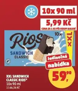 Penny Market Xxl sandwich classic rios nabídka