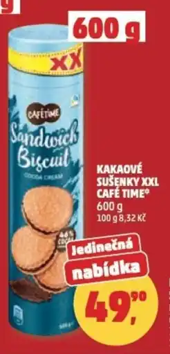 Penny Market Kakaové sušenky xxl café time nabídka
