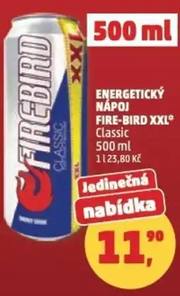 Penny Market Energetický nápoj fire-bird xxl classic nabídka