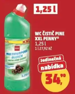 Penny Market Wc čistič pine xxl penny nabídka