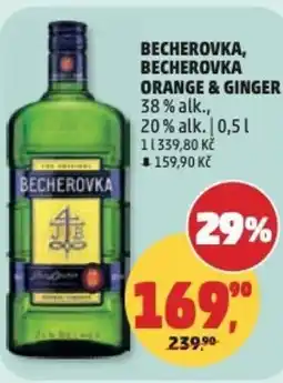 Penny Market Becherovka becherovka, orange & ginger nabídka
