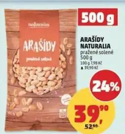 Penny Market Arašídy naturalia pražené solené nabídka