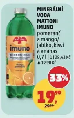 Penny Market Minerální voda mattoni imuno nabídka