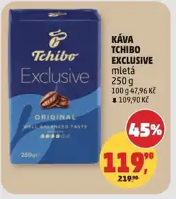 Penny Market Káva tchibo exclusive mletá nabídka