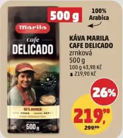 Penny Market Káva marila cafe delicado zrnková nabídka