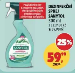 Penny Market Dezinfekční sprej sanytol nabídka