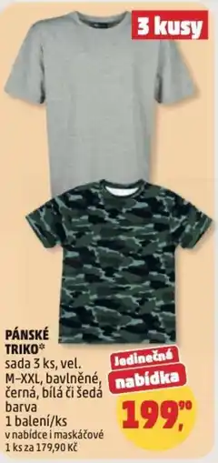 Penny Market PÁNSKÉ TRIKO nabídka