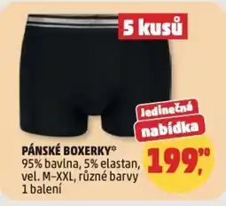 Penny Market PÁNSKÉ BOXERKY nabídka