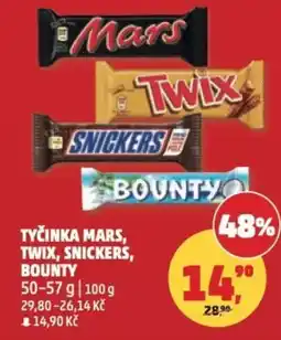Penny Market Tyčinka mars, twix, snickers, bounty nabídka