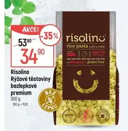 Globus Risolino Rýžové těstoviny bezlepkové premium nabídka