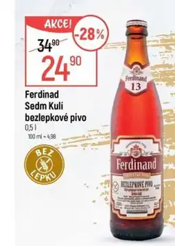Globus Ferdinad Sedm Kulí bezlepkové pivo nabídka