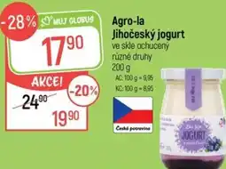 Globus Agro-la Jihočeský jogurt nabídka