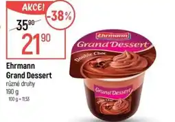 Globus Ehrmann Grand Dessert nabídka