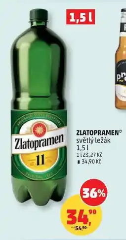 Penny Market Zlatopramen světlý ležák nabídka