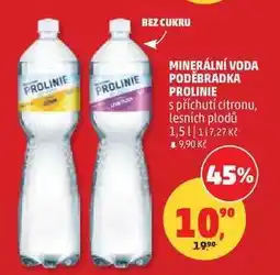 Penny Market MINERÁLNÍ VODA PODĚBRADKA PROLINIE nabídka