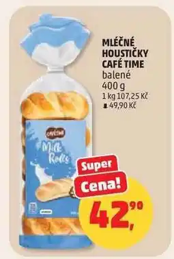 Penny Market MLÉČNÉ HOUSTIČKY CAFÉ TIME nabídka