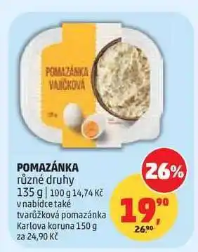 Penny Market POMAZÁNKA různé druhy nabídka