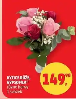 Penny Market Kytice růže, gypsophila nabídka