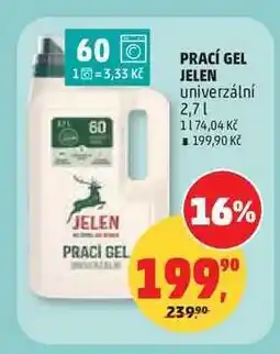 Penny Market PRACÍ GEL JELEN univerzální 2,7 l nabídka
