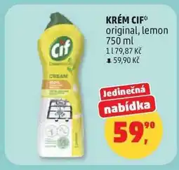 Penny Market KRÉM CIF original, lemon 750 ml nabídka