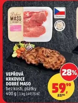 Penny Market Vepřová krkovice Dobré maso nabídka