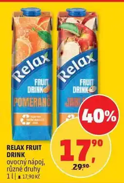 Penny Market RELAX FRUIT DRINK nabídka