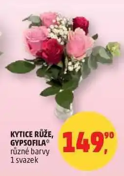 Penny Market Kytice růže, gypsophila nabídka