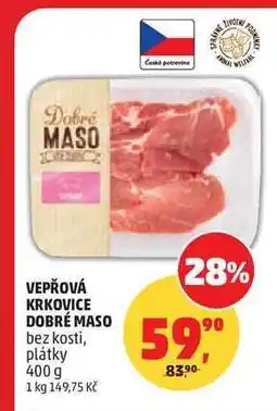 Penny Market Vepřová krkovice Dobré maso nabídka