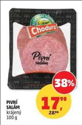 Penny Market Pivní salám nabídka