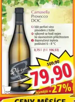 Norma Camasella Prosecco DOC nabídka