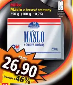 Norma Milko Máslo z čerstvé smetany nabídka