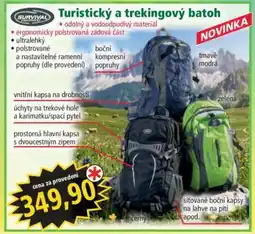 Norma Turistický a trekingový batoh nabídka