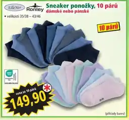 Norma Sneaker ponožky, 10 párů nabídka